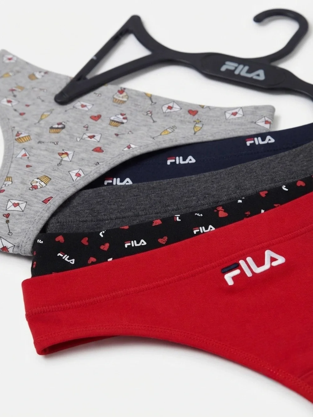 FILA Women's Tanga Underwear Set – 5-Pack (Style: FL545)